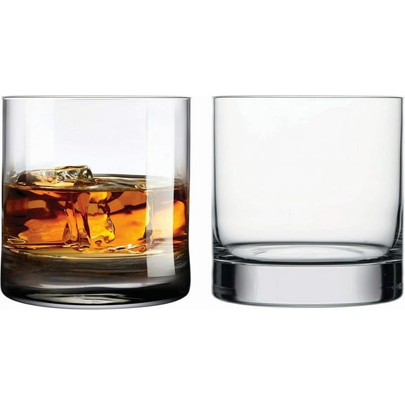 Crystal Cocktail Glasses Set Of 2, 30Cl (300Ml), Professional Masterpiece With Thick Base, Suitable For Catering, Lounge, Clubs And Bars, SON-hyx Crystal Weighted Bottom Glass