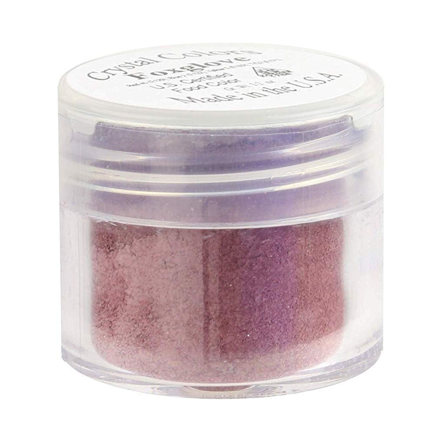 Crystal Color Dust Crystal Color Powder Food Coloring, One Jar of 2.75 Grams - Foxglove ...