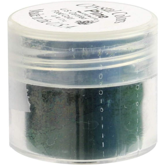 Crystal Color Powder Food Coloring, One Jar of 2.75 Grams - Pine