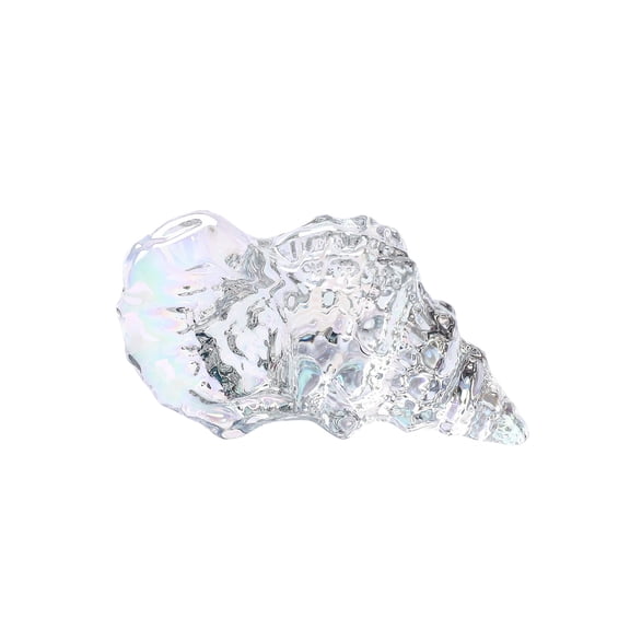 Crystal Conch Figurines Ornament,Sea Animal Ornament for Home Decor,Home Decorations for Birthday Gift (Color)