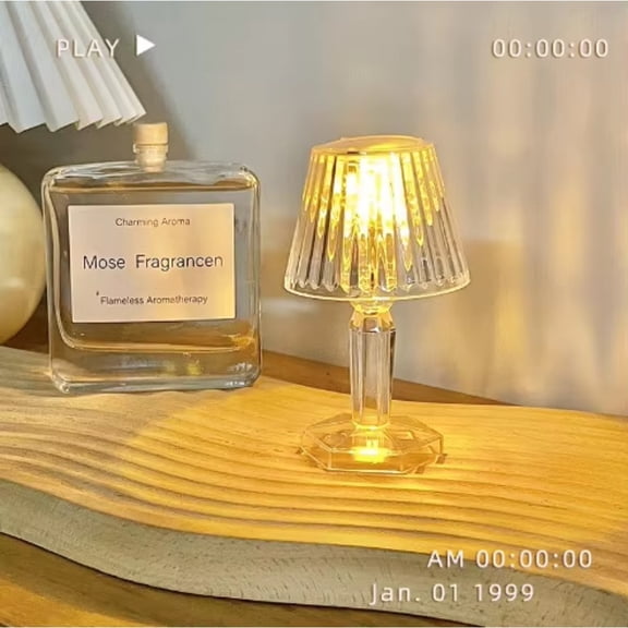 Crystal Crafts, Crystal Ornaments,Tabletop Decorations,Crystal Glowing Lamp For Tabletop Decoration Bedroom Bedside