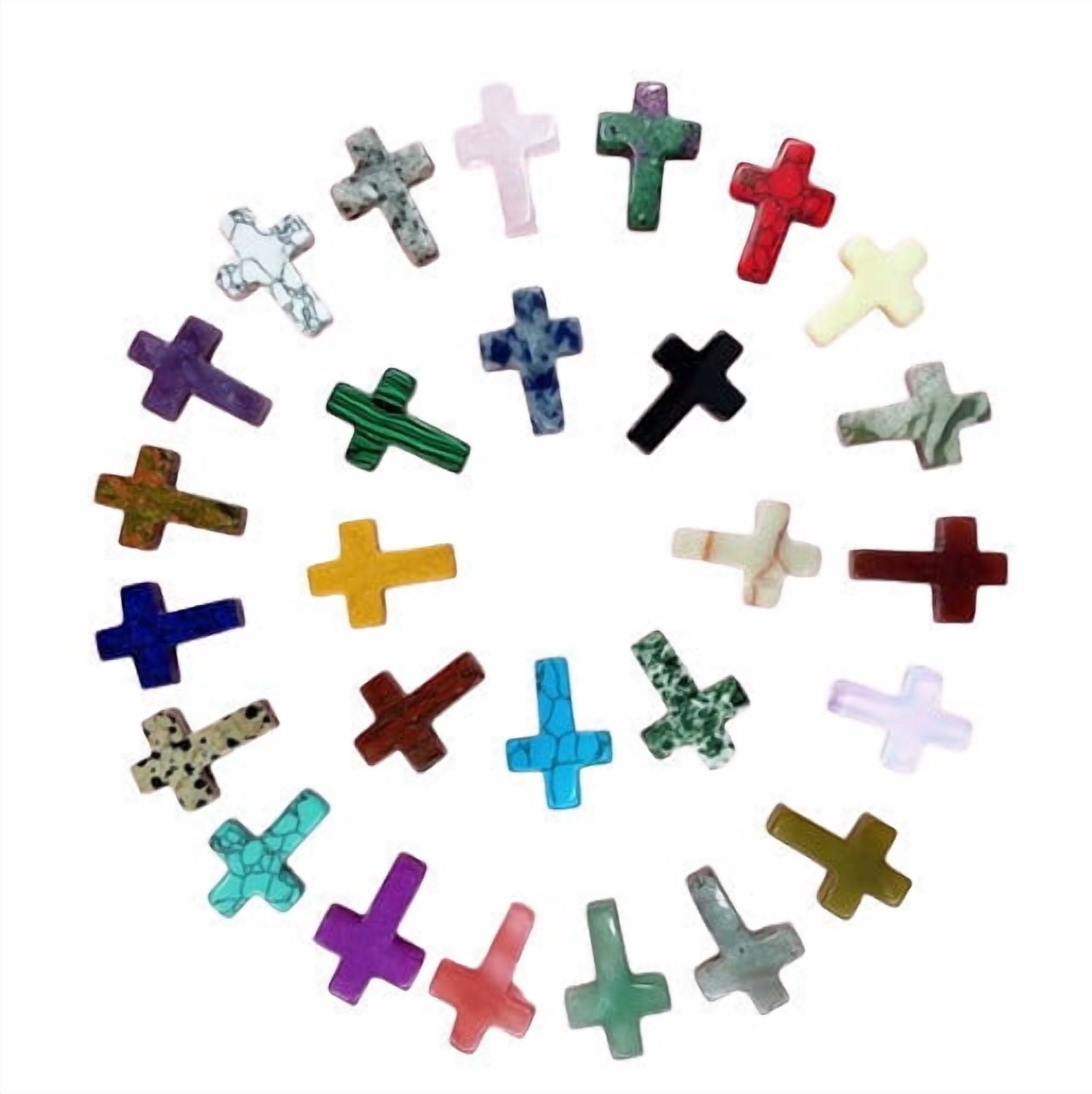 Crystal Cross Decorative Items 12 Pieces Set Small Accents For Home ...