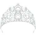 thumbnail image 1 of Crystal Crowns for Women, Crystal Bubble TiaraBride Royal Queen Headband Princess Headpieces for Women Bridal Wedding Prom Birthday Party Crowns, 1 of 9