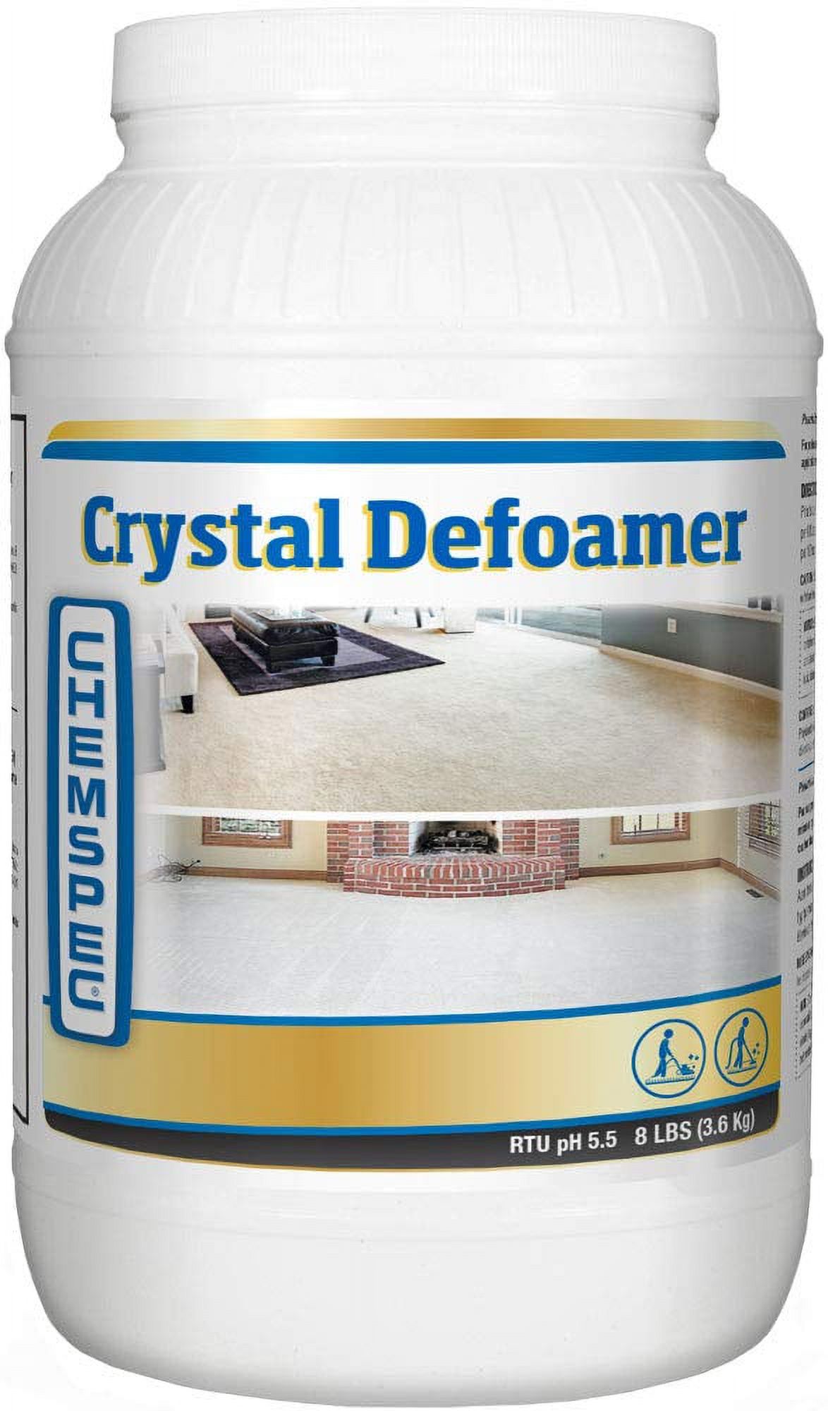 Crystal Defoamer, Professional Strength Antifoaming for Carpet Cleaning