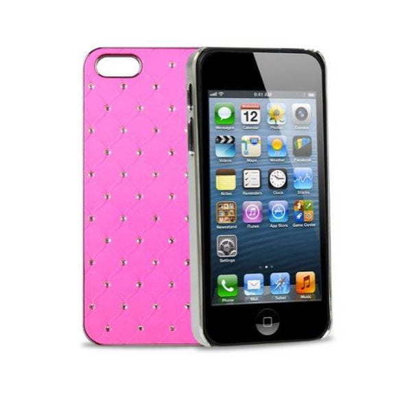Pink Bling Crystal Diamond Aluminum Hard Case for iPhone 5