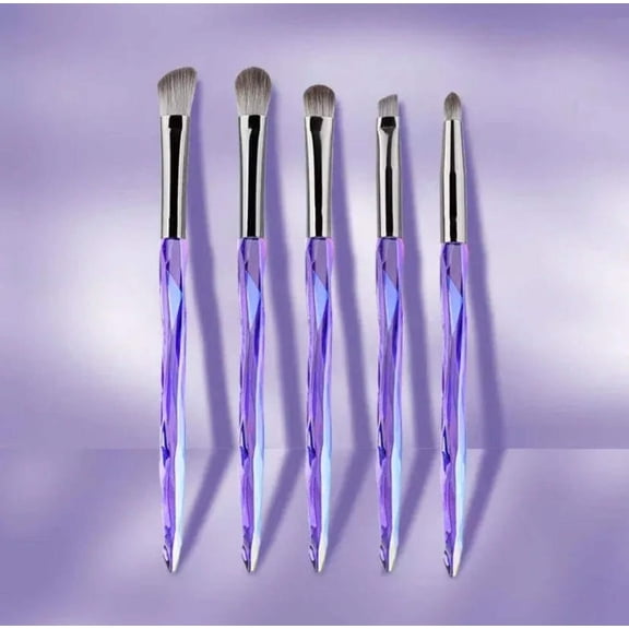 Crystal Diamond Cut Makeup Brush Set
