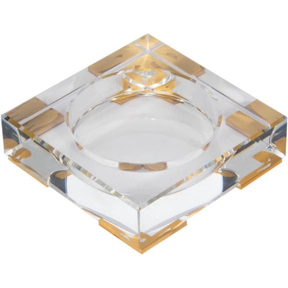 Crystal Diffuser Dish ByHome Collection Diffuser Tray Candle Dish Holder for Home Decor$$Home Decor, Kitchen, & Other