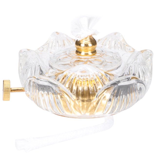Crystal Dimmer Retro Oil Lamp Burner Oil Lamp Replacement Parts Chamber