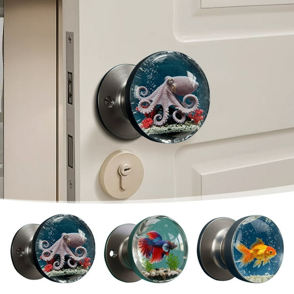 Crystal Door Knob under $5! CQCYD Crystal Door Knob, Lead-Free Glass Cabinet Handle, Decorative Door Hardware for Interior Closet, Easy Install Brass Base Knob, Sparkling Home Upgrade