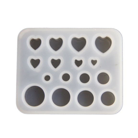 Crystal Ear Stretcher Mold Ear Stretching Mold Hand-Making Ear Accessories Moulds Silicone Texture for Hand-Making