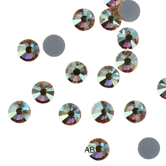 Crystal Electroplating Flatback Hotfix Rhinestones For Shoes Bags Garment Decoration DIY