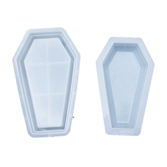 Crystal Epoxy Resin Mold Coffin Storage Box Silicone