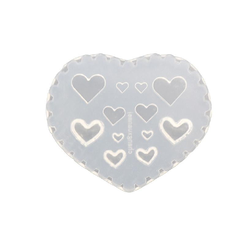 Crystal Epoxy Resin Mold Nail Art Templates Decorations Resin Casting