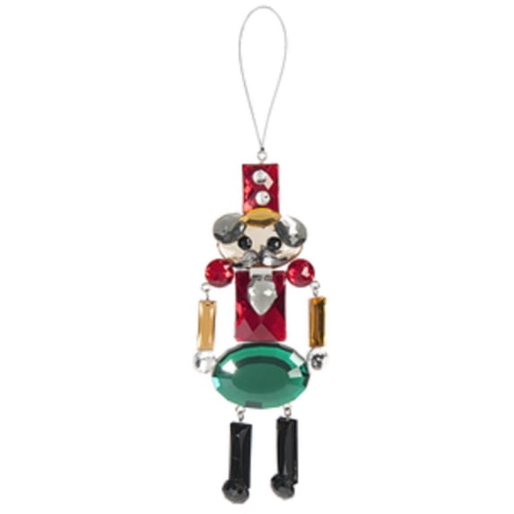 Crystal Expressions Classic Holiday Ornament Santa Suit Soulder