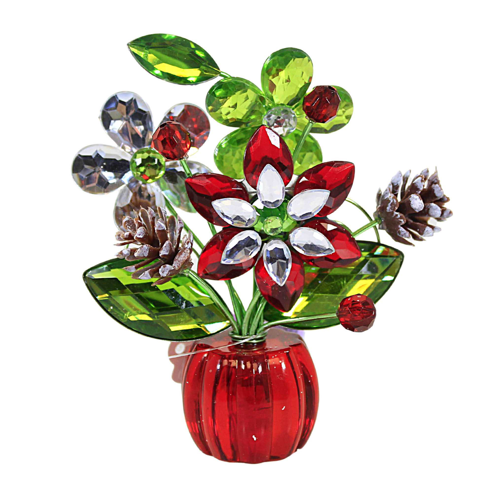 Crystal Expressions Holiday Wishes Posy Pot - One Figurine 4 Inch ...