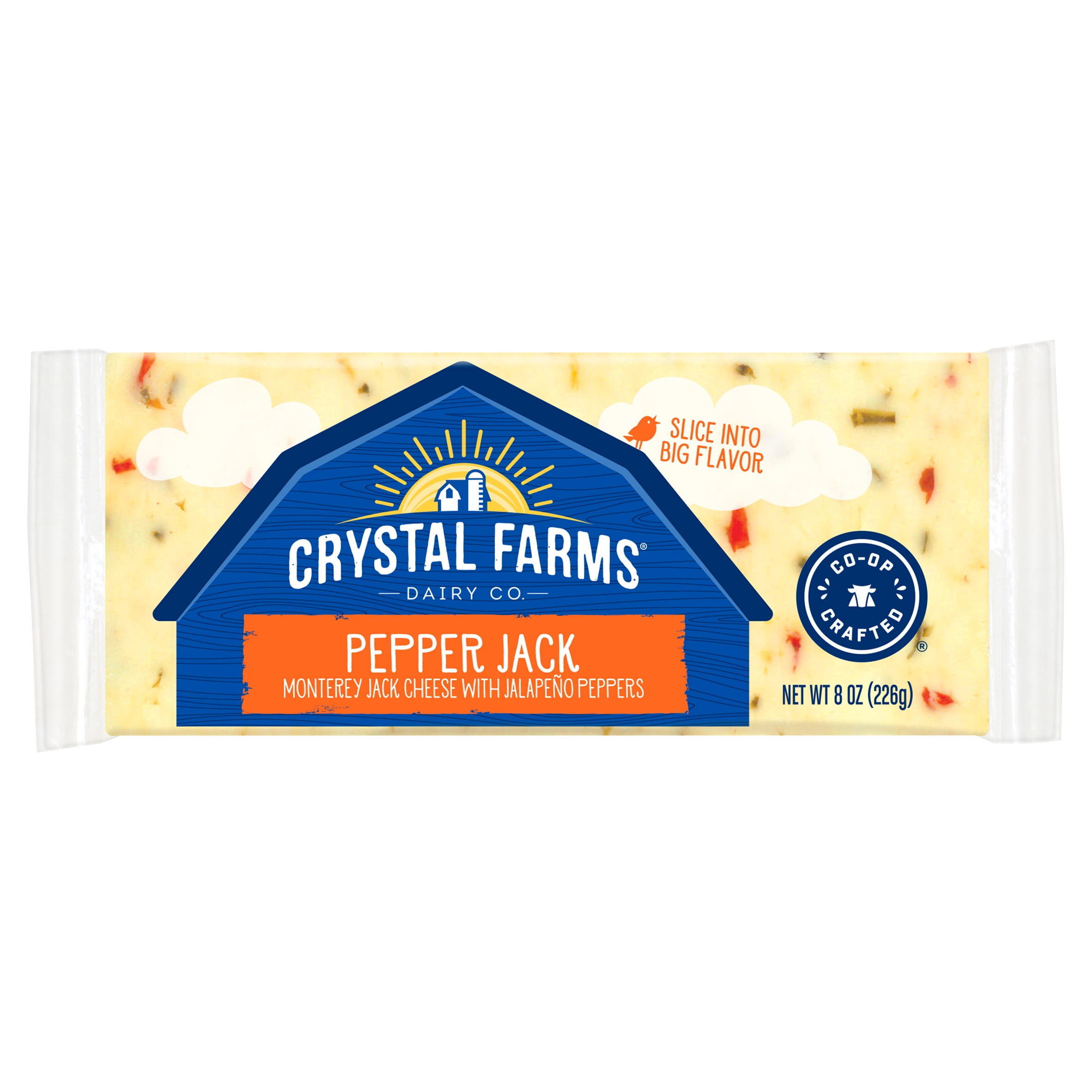 Crystal Farms Pepper Jack Cheese, 8 oz.