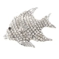 thumbnail image 1 of Crystal Fish Brooch, 1 of 2