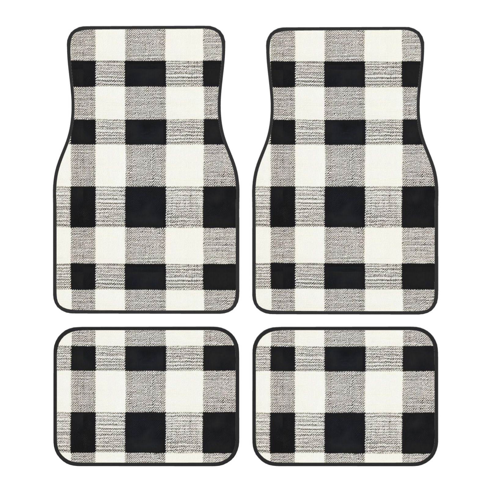 Crystal Fleece Car Floor Mats Set Of Four - Bottom Injection Molded For ...