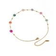 thumbnail image 1 of Crystal Floral Jewelry Colorful Flower Necklace Valentine's Day Gift Stylish Accessory for Everyday Wear, 1 of 8