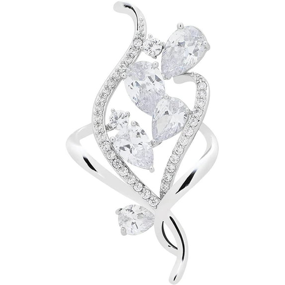 Crystal Flower Brooches Pins for Women bouquets Costume Jewelry Gifts