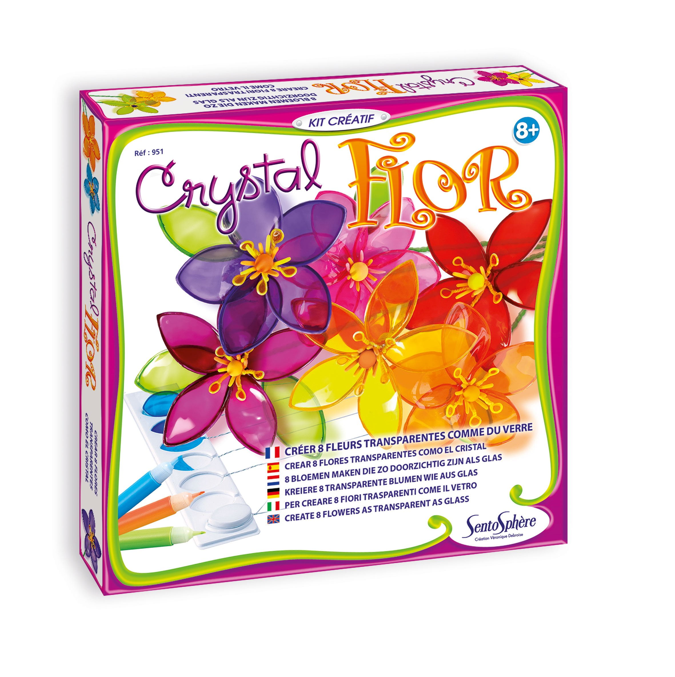 Crystal Flower Stickers 10pcs – Estarcase
