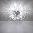 thumbnail image 1 of Crystal Flush Mount Ceiling Light, Modern Sputnik Firework Close To Ceiling Lamp, LED Ceiling Light Fixtures for Bedroom Kitchen Island Entryway Hallway Foyer, 1 of 8