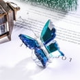thumbnail image 1 of Crystal Flying Butterfly With Crystal Ball Base Collection Statue, Home Decor For Desk Bedroom Living Room, Glass Collectible Gift For Women Mom Friends, 1 of 4