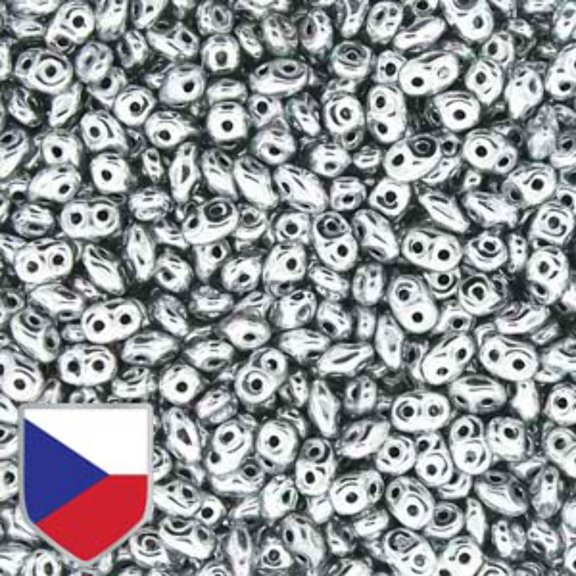 Crystal Full Labrador Superduo Beads w/ Czech Shield DU0500030-27000CS-TB