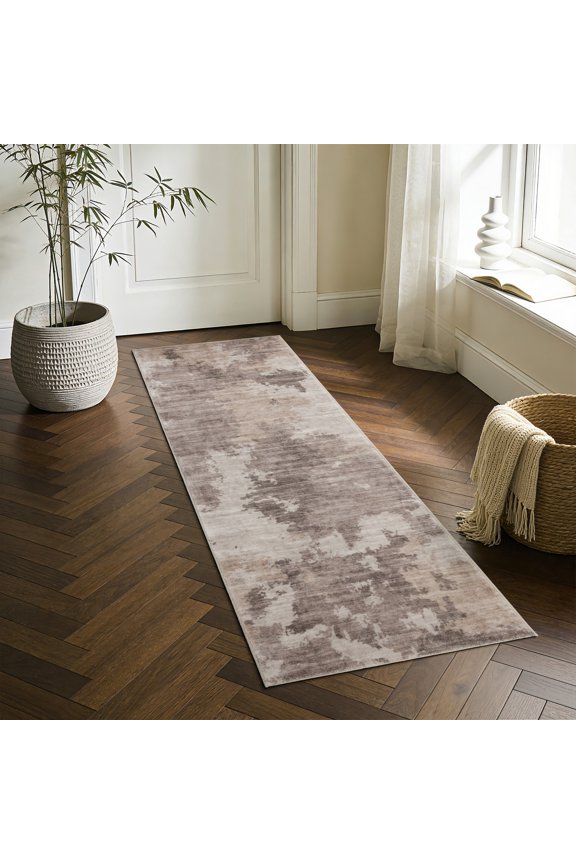 Crystal GC_MET8002 2x7 Beige Runner Rug