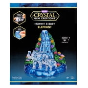 Crystal Gem Creations Mommy & Baby Elephant by RoseArt, 110+ Pieces, Great for Adults, Tweens and Children Ages 8+