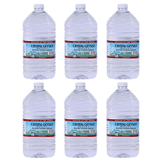 Crystal Geyser Alpine Spring Water, 128 Fl Oz, 6 Ct