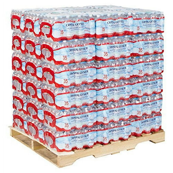 Crystal Geyser - Alpine Spring Water, Deposit, 16.9 oz Bottle, 35 Bottles/Case, 54 Cases/Pallet 35001DEP (DMi PL