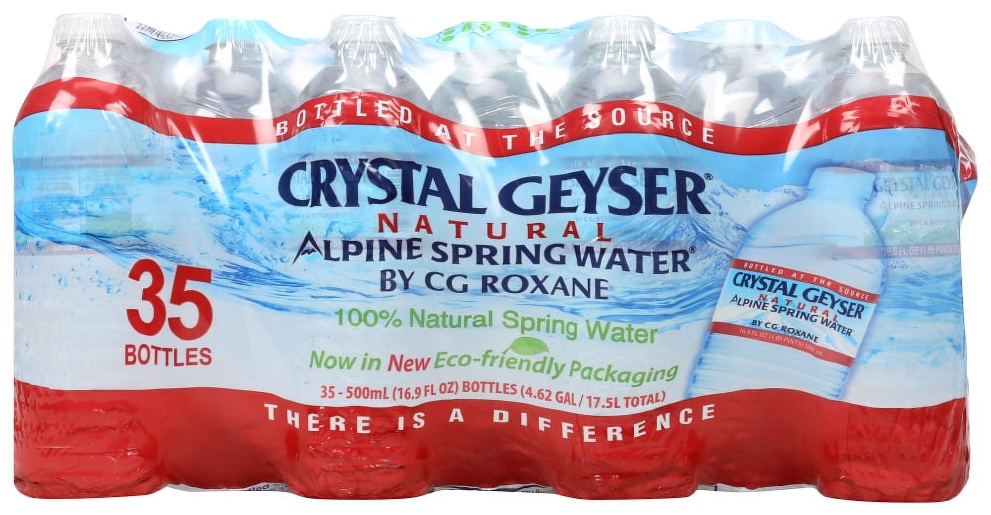Crystal Geyser Natural Alpine Spring 16.9 Oz. Water Bottles, 24-Pack