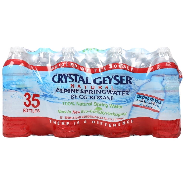 Crystal Geyser, Spring Water, 16.9Z, All Natural Refreshing