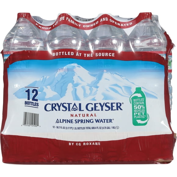 Crystal Geyser Alpine Spring Water 50.7 Fl Oz 12 Ct