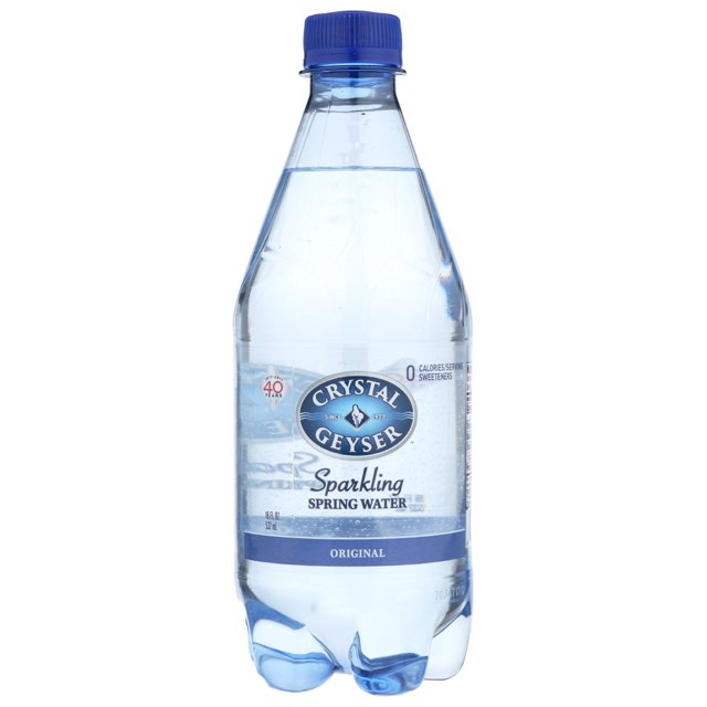 Crystal Geyser Sparkling Mineral Water, 18 Fz