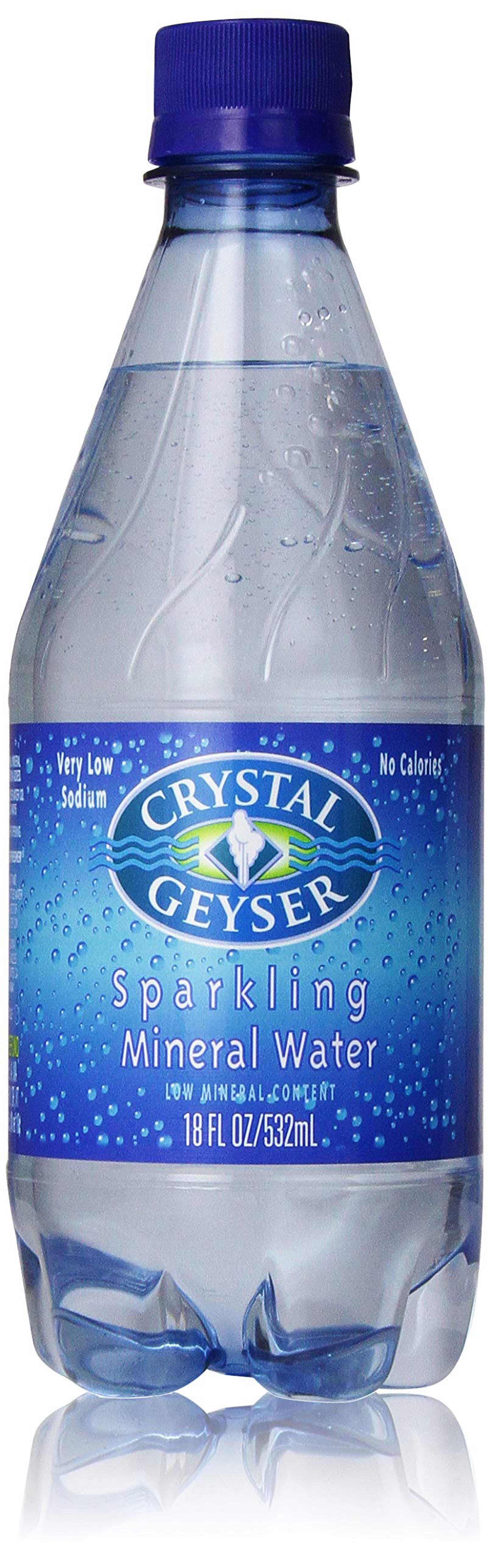 Crystal Geyser Sparkling Mineral Water (4 Count, 18 Fl Oz Each