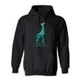thumbnail image 1 of Crystal Giraffe Hoodie Women -SPIdeals Designs, Female 5X-Large, 1 of 4