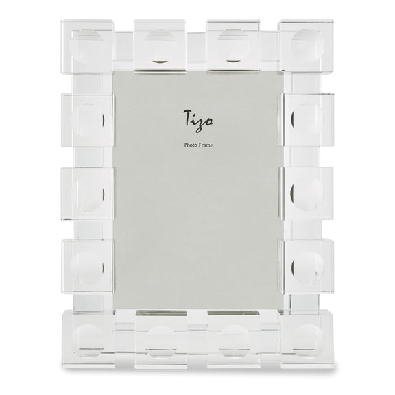 Crystal Glass 5x7 Cube Frame QGM22506