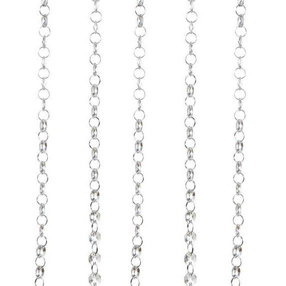 Crystal Glass Bead Curtain for Window Doorway Decor, 1 Meter Length with Hanging Pendants for Living Room Bedroom Wedding Party