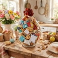 thumbnail image 1 of Crystal Glass Chicken-Shaped Candy Dish,Vintage Style Candy Bowl with Lid,Tabletop Dessert Plate Snack Bowl (A-Style), 1 of 9