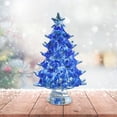 thumbnail image 1 of Glass Christmas Tree Festival Home Party Ornaments Xmas Decoration, 1 of 5