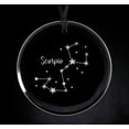 thumbnail image 1 of Crystal Glass Circle Ornament Keepsake Gift Star Zodiac Horoscope Constellation (Scorpio), 1 of 1