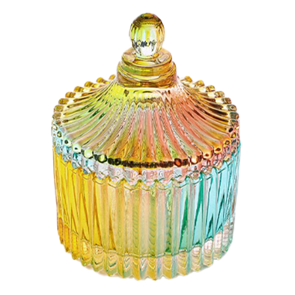 Crystal Glass Cup Plate Container For Nail Art Acrylic Powder And Liquid, Nail Art Mug Jewelry Plate Nail Art Brush Pen Tool Holder - shape2