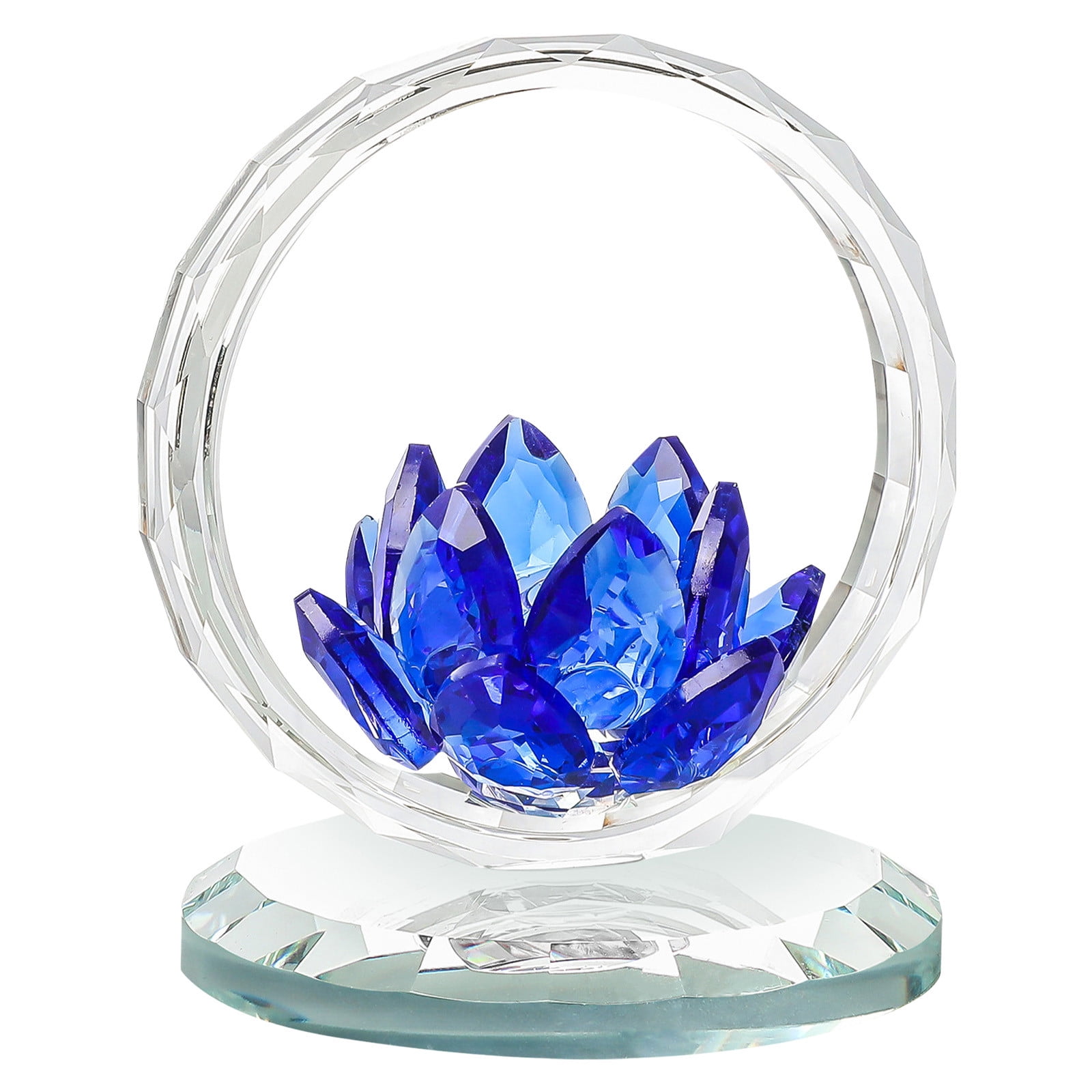 Crystal Glass Rose Ornament – Elegant Home and Car Decor, Perfect as ...