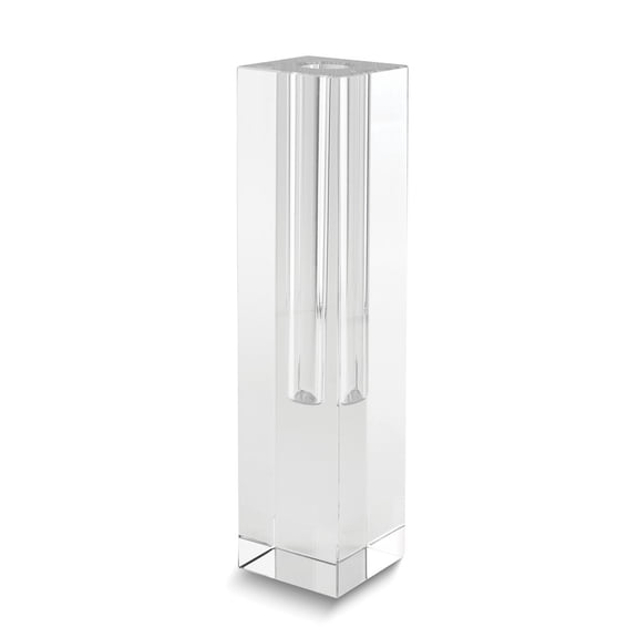 Crystal Glass Square Bud Vase