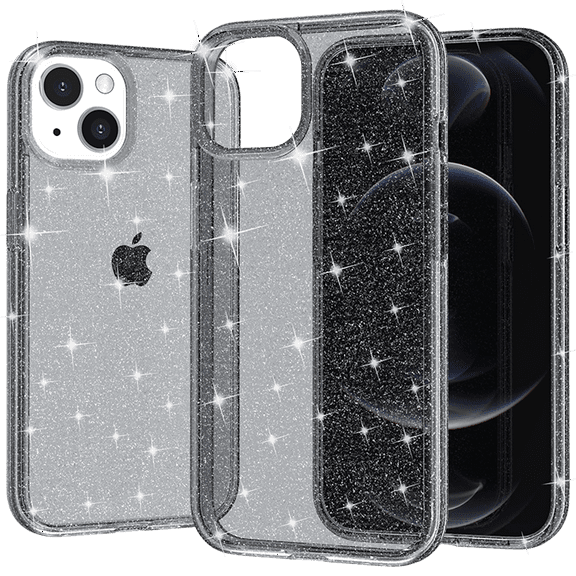 Crystal Glitter Fusion Case for iPhone 13 Pro Max - Smoke