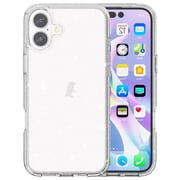 Crystal Glitter Fusion Case for iPhone 16 - Clear