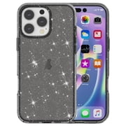 Crystal Glitter Fusion Case for iPhone 16 Pro Max - Smoke