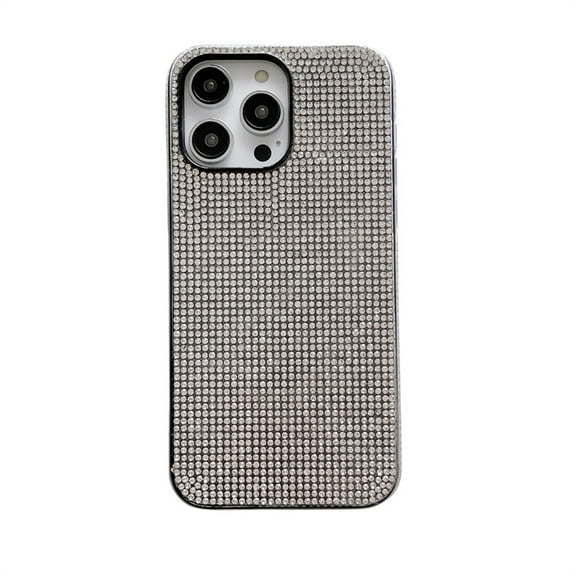 Glitter Phone Case - Soft Shockproof, Rhinestone Inlay - for Fashion Protection, Daily/Party, Lightweight & Eco-Friendly